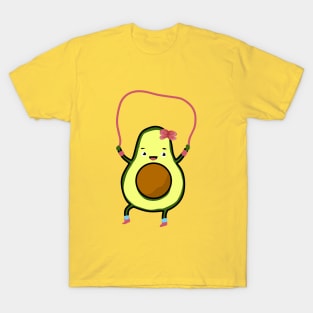 Avocado playing jump rope T-Shirt